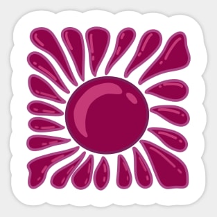 purple flower Sticker